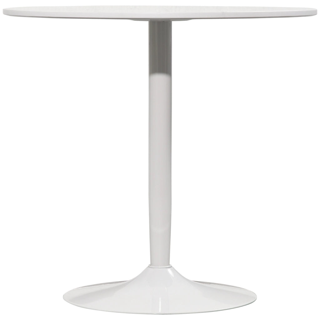 Tavolo da pranzo per 2 persone ¨C zephmum ¨C rotondo, bianco, 80x75 cm