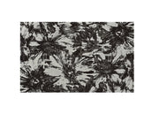 Tappeto Salotto Velour Antiscivolo Dis Fior Di Loto Colore Nero Suardi - 85x150 - Nero