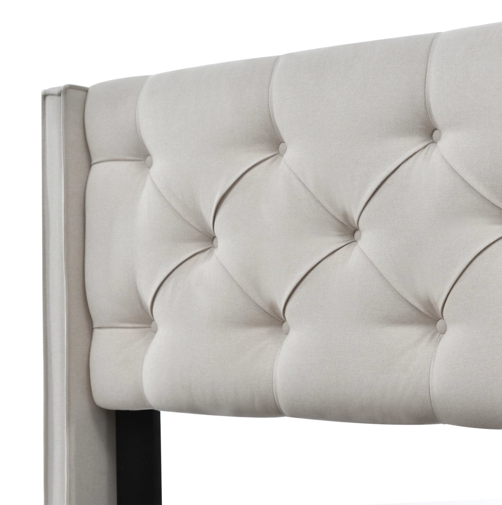 Letto singolo imbottito 90x200 cm con contenitore e testiera trapuntata