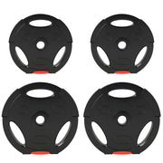 Set pesi 4 dischi ¨C zephmum ¨C 2x10 kg e 2x5 kg, nero