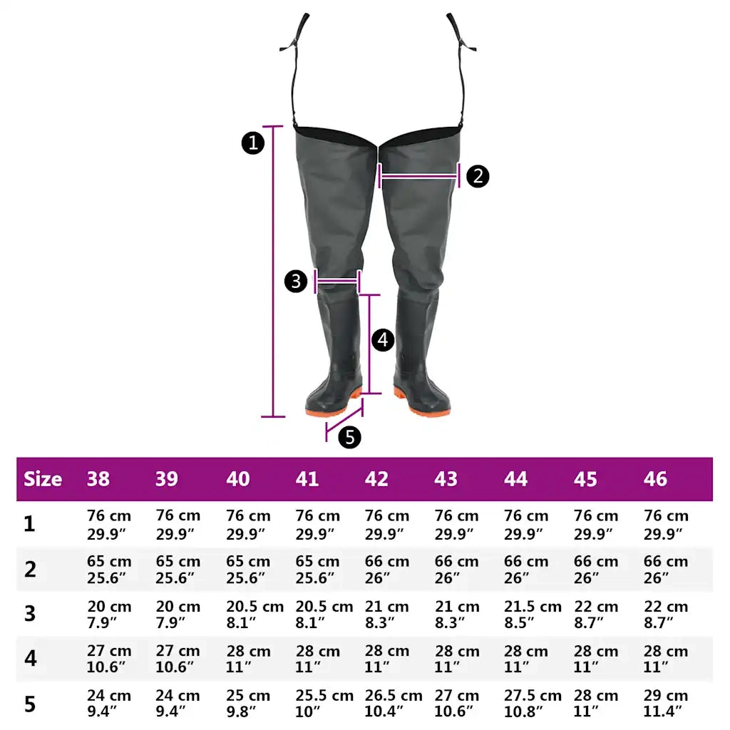 Waders Verde Scuro Misura 46 CFW6109154