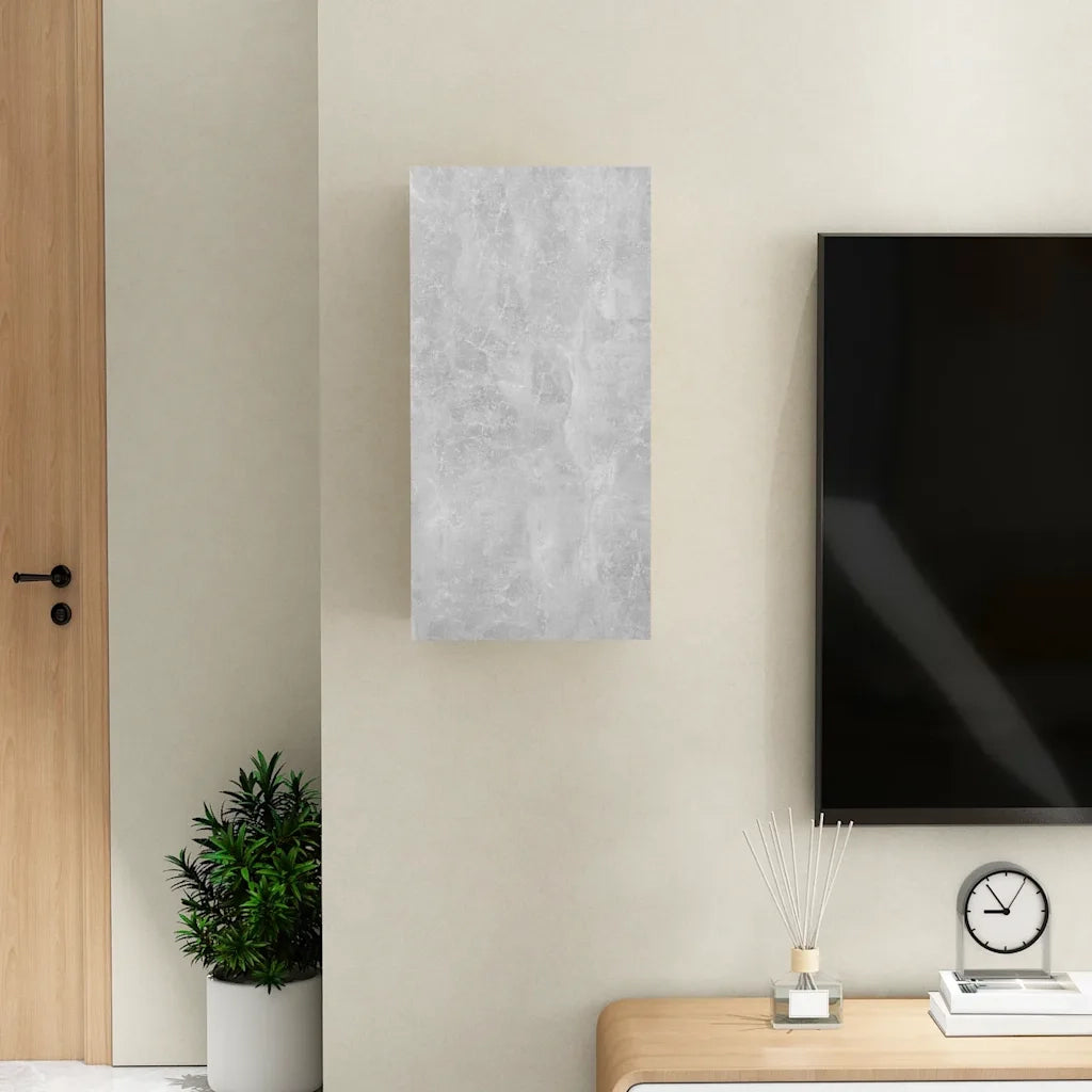 Mobile TV Grigio Cemento 30,5x30x60 cm in Truciolato