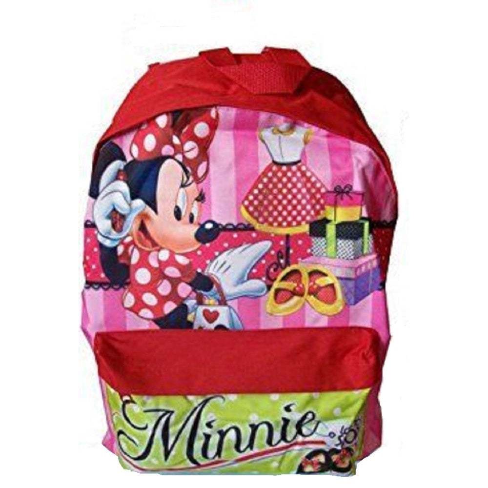 Trade Shop - Zaino Americano Minnie Disney Multicolore Bambine Asilo Tempo Libero Elementari -