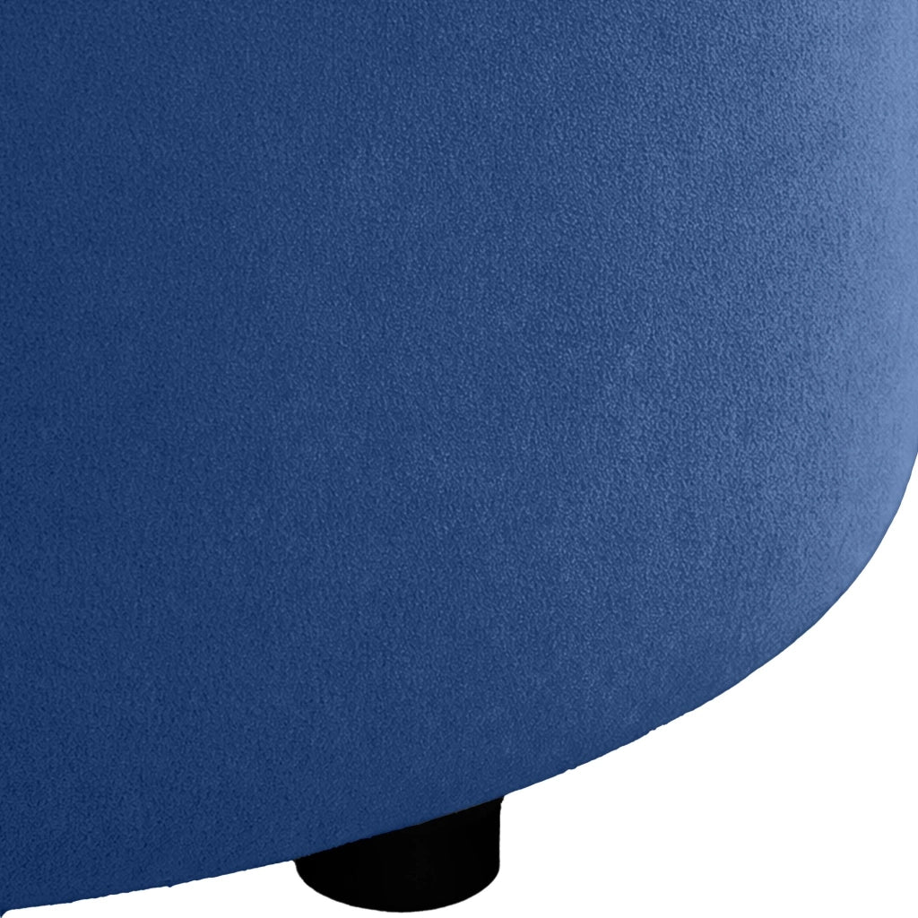 Pouf Contenitore Pantin In Velluto blu