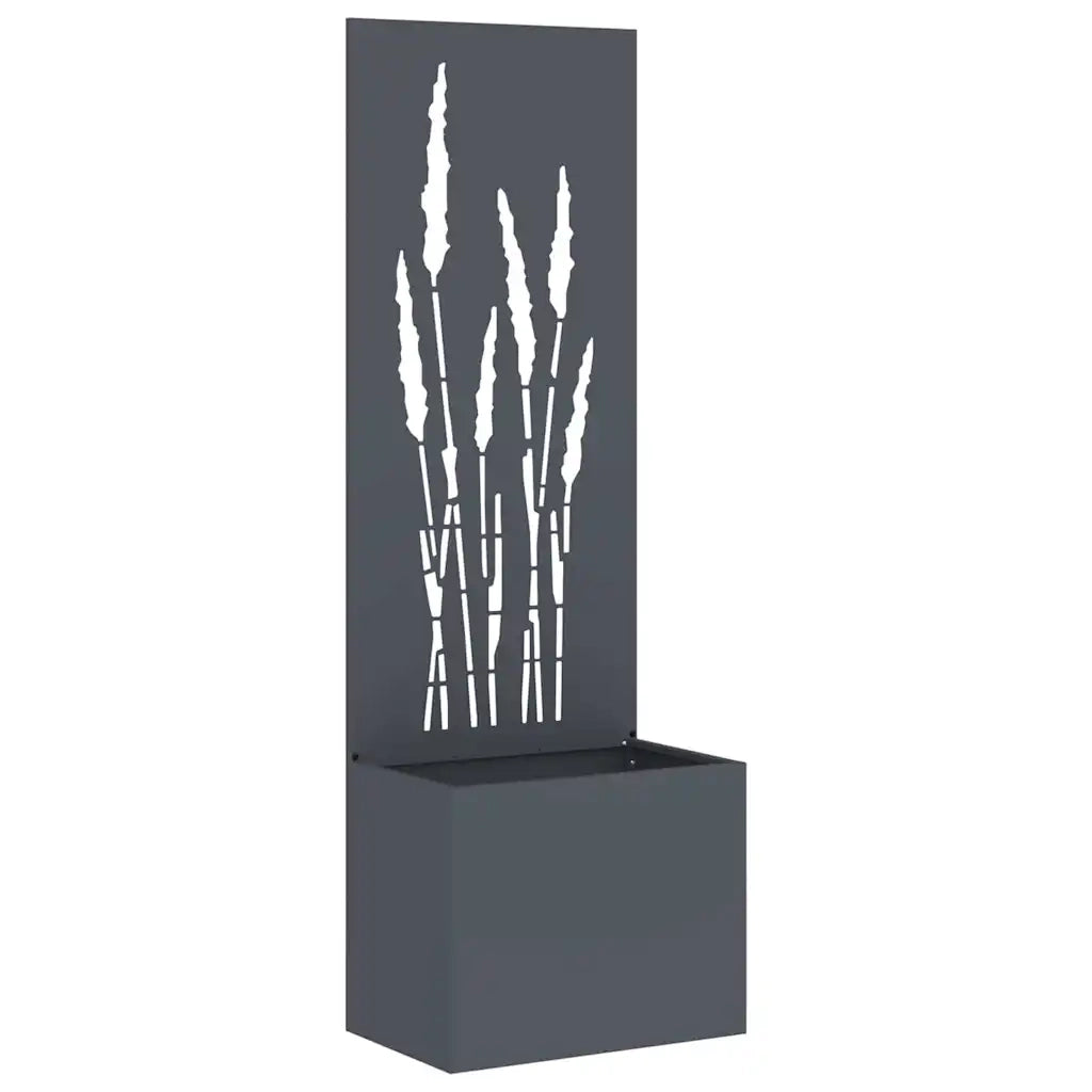 Schermo per privacy in giardino Traforo Antracite 50 x 150 cm 876464