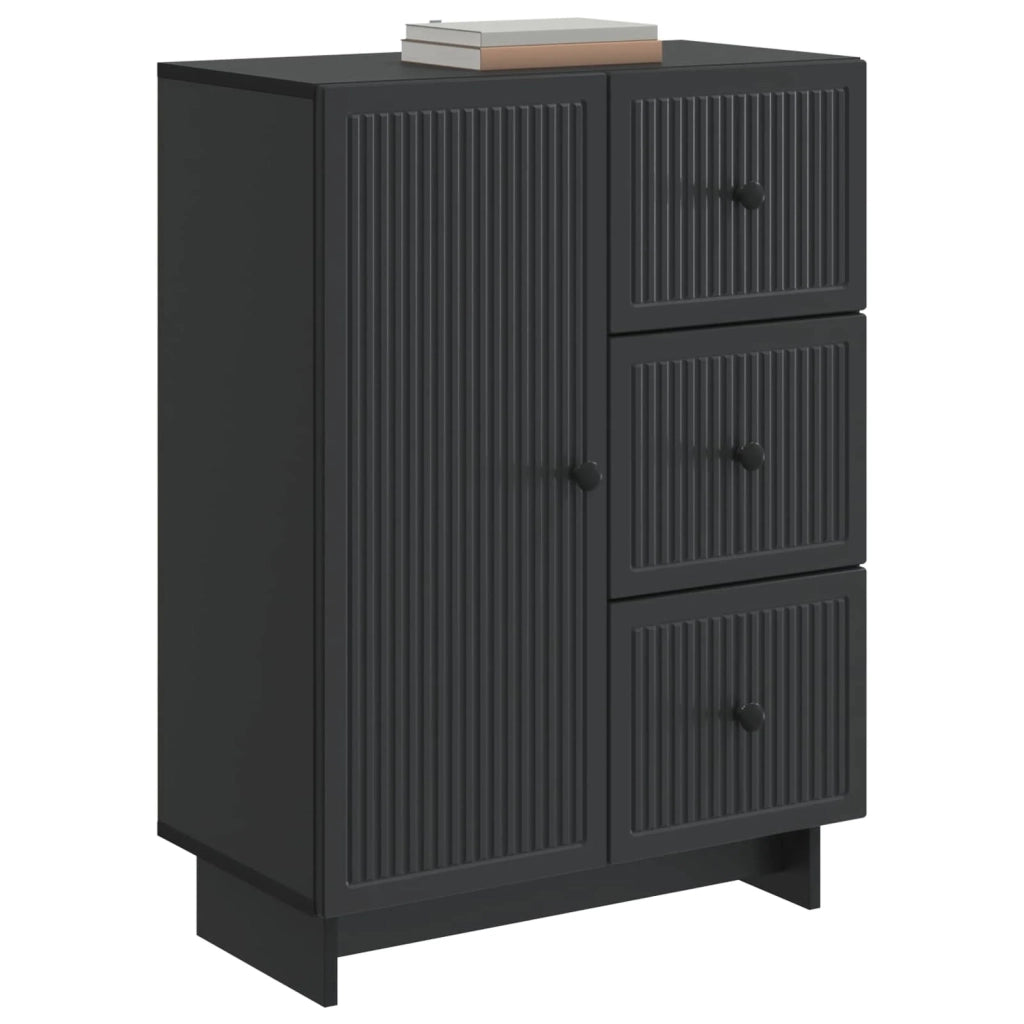 Credenza Nero 66 x 34,5 x 90 cm Legno ingegnerizzato 893936