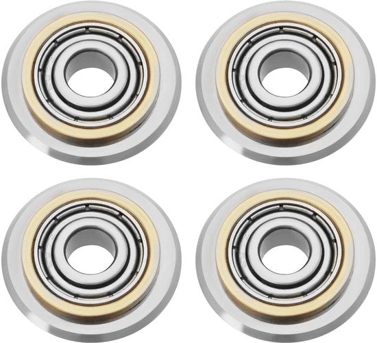 Taglierino a disco 22 mm - 4 pezzi - Acciaio YG6 a rame - Taglierino per piastrelle - Lunghezza di taglio 2000 m - Adatto per ceramica e vetro
