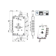 Serratura Sic.Triplice Dx Int 28 85571 Mottura