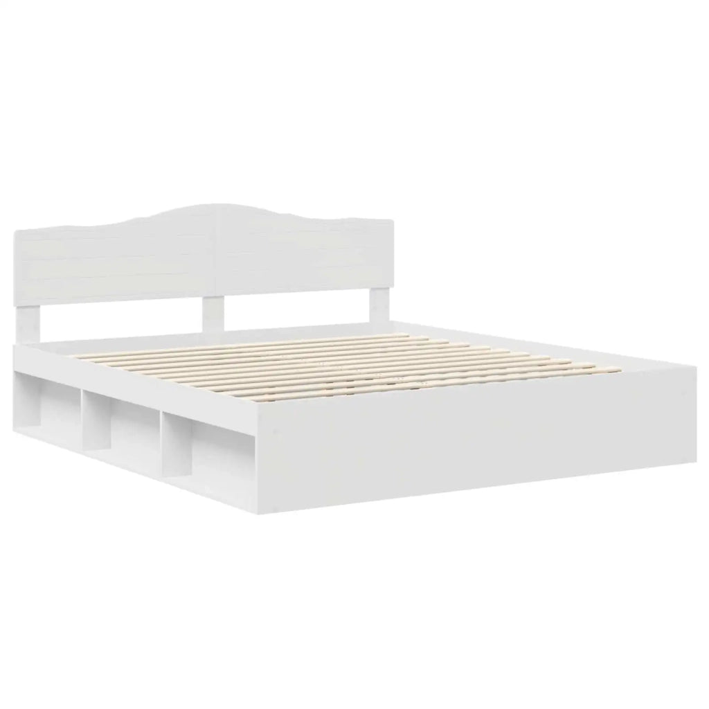 Struttura del letto Bianco 180 x 200 cm Pino massello 3412862