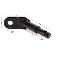 Rimorchio per cani bici, con gancio girevole di sicurezza, zanzariera e copertura antipioggia