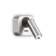 Lampada Da Parete Bean Ap Square Nickel Ideal-Lux