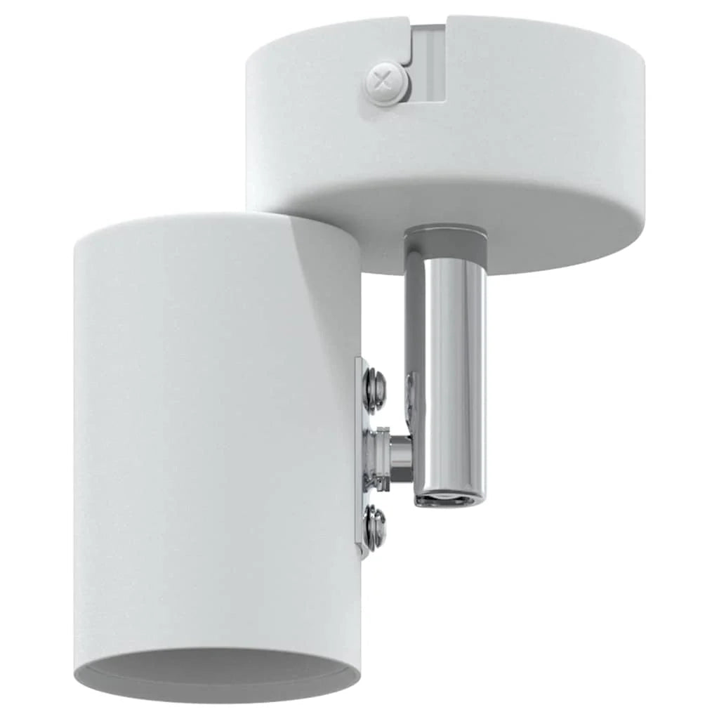 Faretto da soffitto dal design moderno con illuminazione direzionale 6,5 x 6 x 11,5 cm metallo bianco 02_0058286