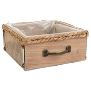 Cassetto in legno marrone 23,5x23,5x10,5h