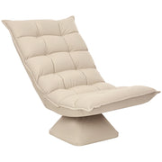 Poltrona Relax Massaggiante Girevole ¨C Zephmum ¨C Beige 62x70x95