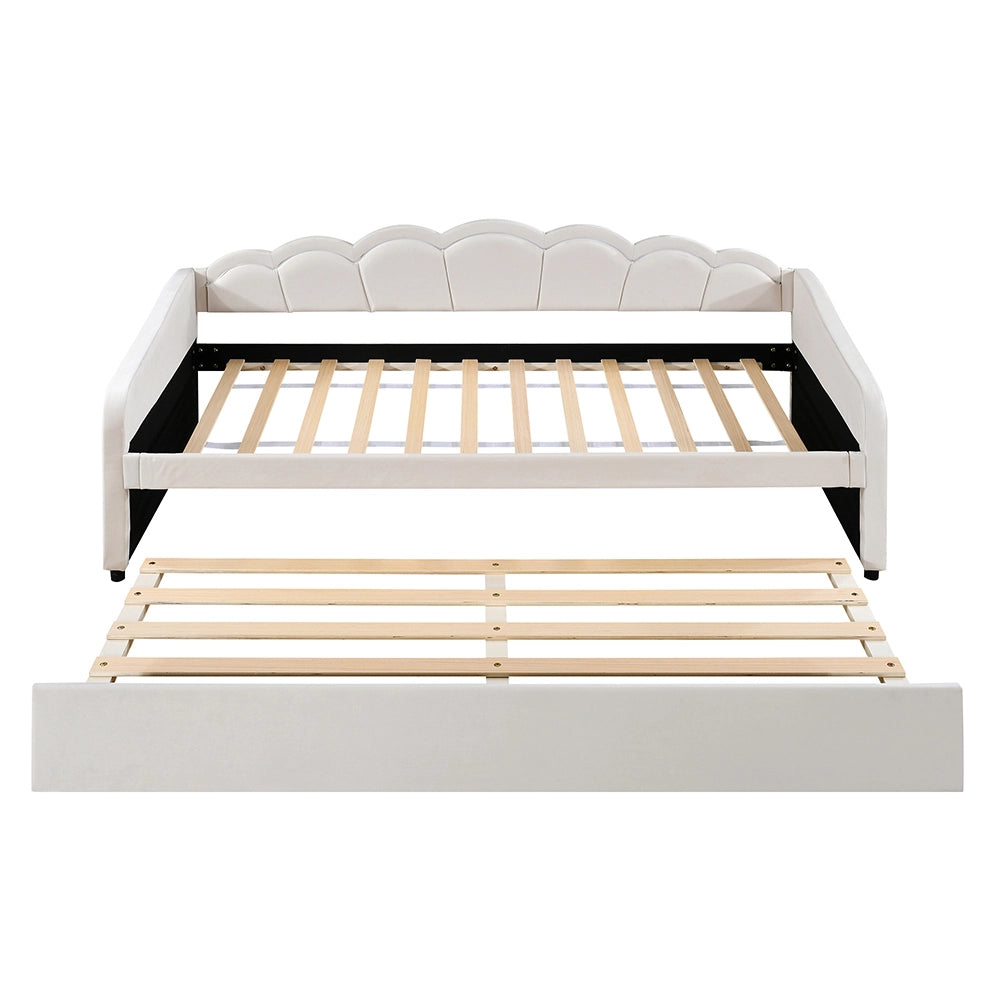 Letto a scomparsa 90x200 cm - Xylo - LED integrato beige