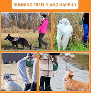 Raccorda per cani - corda di traino estensibile per passeggiate 18 x 4 x 12 x 4 centimetri