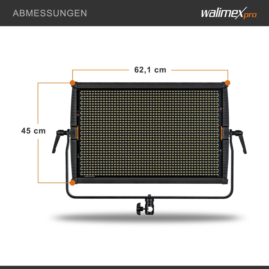 luce LED dimmerabile 150W Bi-Color + slot per batterie Luce video e luce fotografica Niova 150-F, 3.200-5.600K, 15.000LM Luce da studio e luce continua mobile Luce in streaming