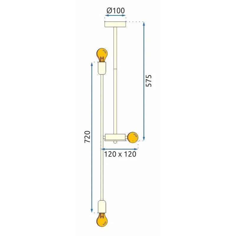 Lampada Da Soffitto APP1115-6CP