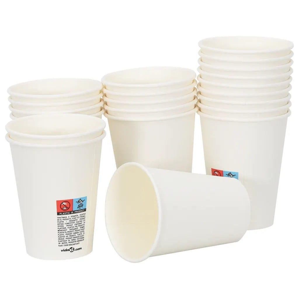 Bicchieri da Caff¨¨ in Carta 1000 pz 12oz 300ml Bianco CFW1899978