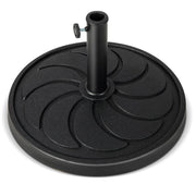 Base per ombrellone rotonda 54 x 34,5 cm confezione da 1 sicurezza ottimale ambiente esterno resina nera 20_0020781