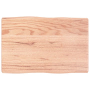 Piano Tavolo | Superficie Tavolo | Piano Scrivania Marrone Chiaro 60x40x(2-4) cm Rovere Non Trattato