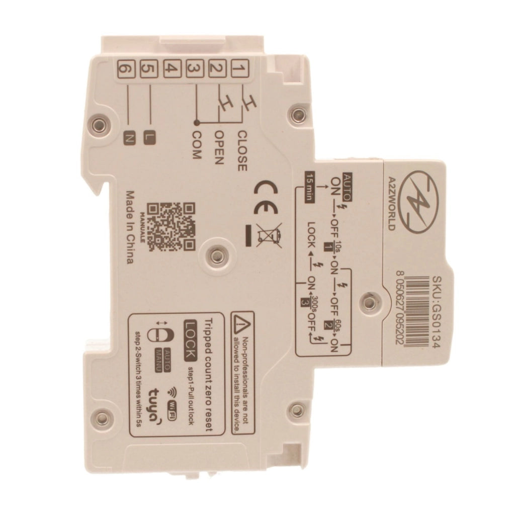 Modulo di Riarmo Automatico WIFI 220V, 1 Modulo DIN, 3 Modalità di Riarmo Programmabili