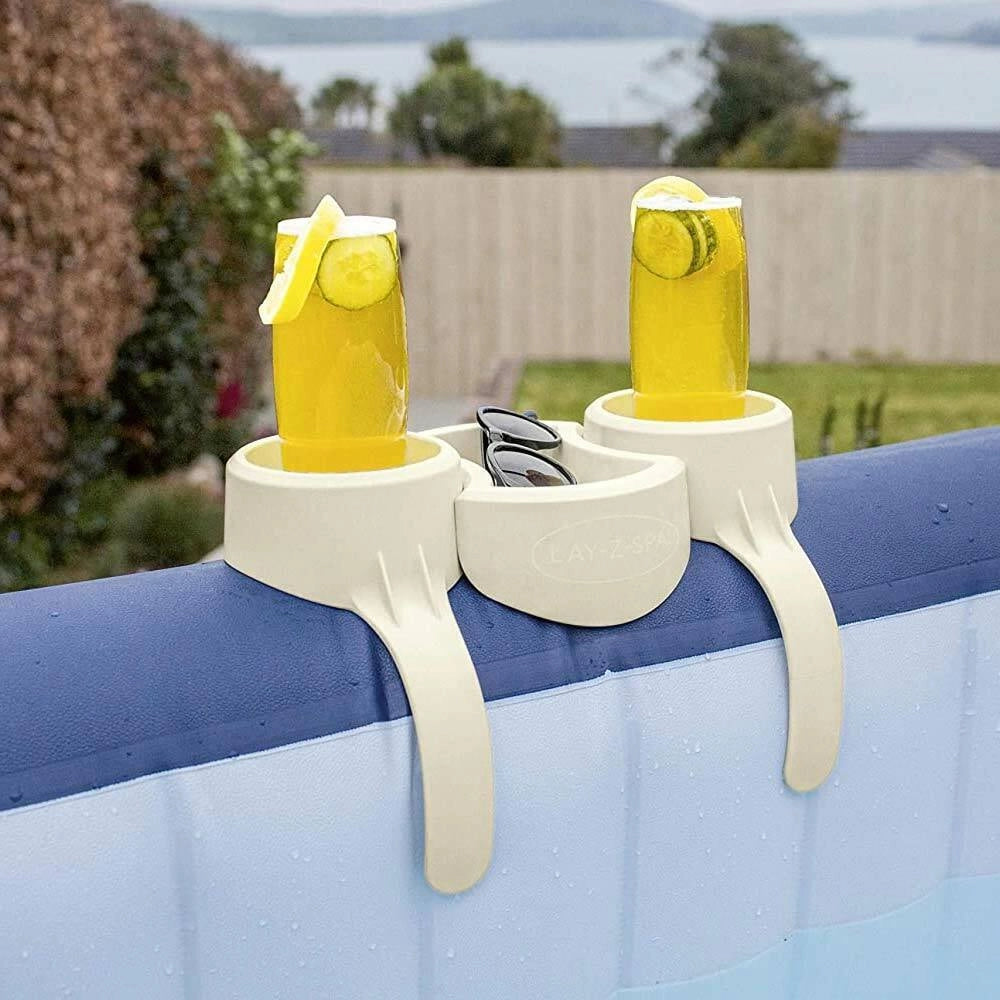 Vassoio Porta Bicchieri per Vasca Piscina Idromassaggio Gonfiabile in Plastica