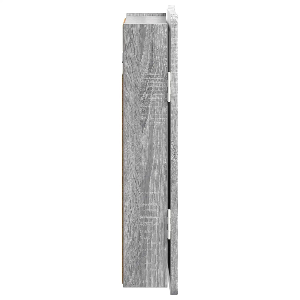 Armadio per Dartboard ZWOLLE Sonoma grigio Legno ingegnerizzato 896451