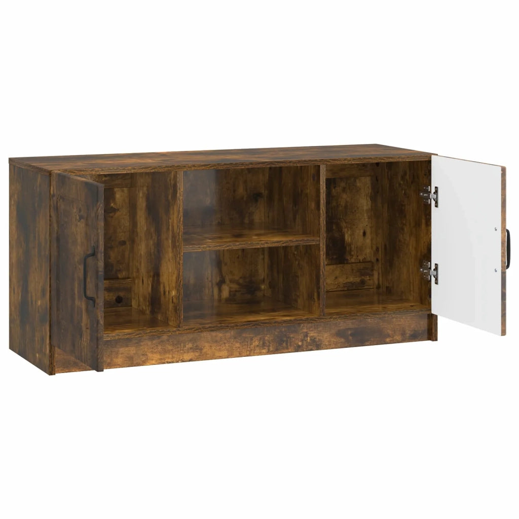 Mobile TV | Armadietto TV | Mobile Porta TV Rovere Fumo 102 x 34,5 x 47 cm Legno ingegnerizzato