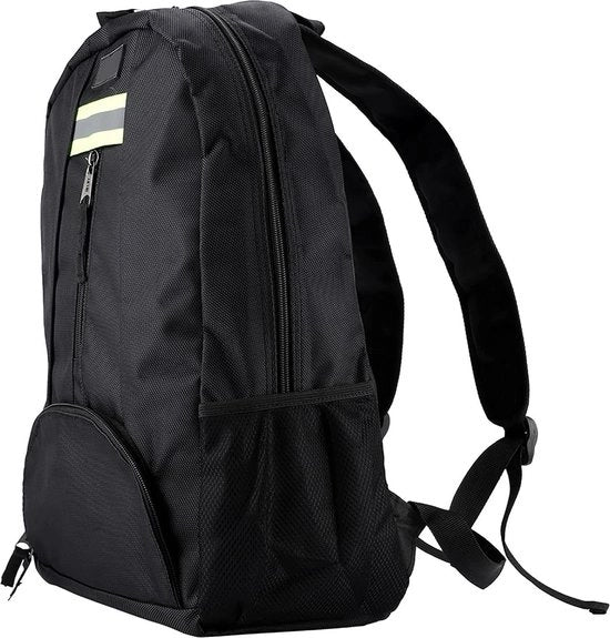 Borsa da lavoro con funzione di condizionamento d'aria - Scatola da attrezzi elettricista - Cassa hardware - Tasca da installatore - Borsa di tela - Supporto ginocchiere (Nero) - Contenuto in HTML .