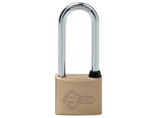 LUCCHETTO ARCO LUNGO- - mm.30  APDK1AE030SI - chiave grezza (cod.41843) - 20 pezzi SILCA