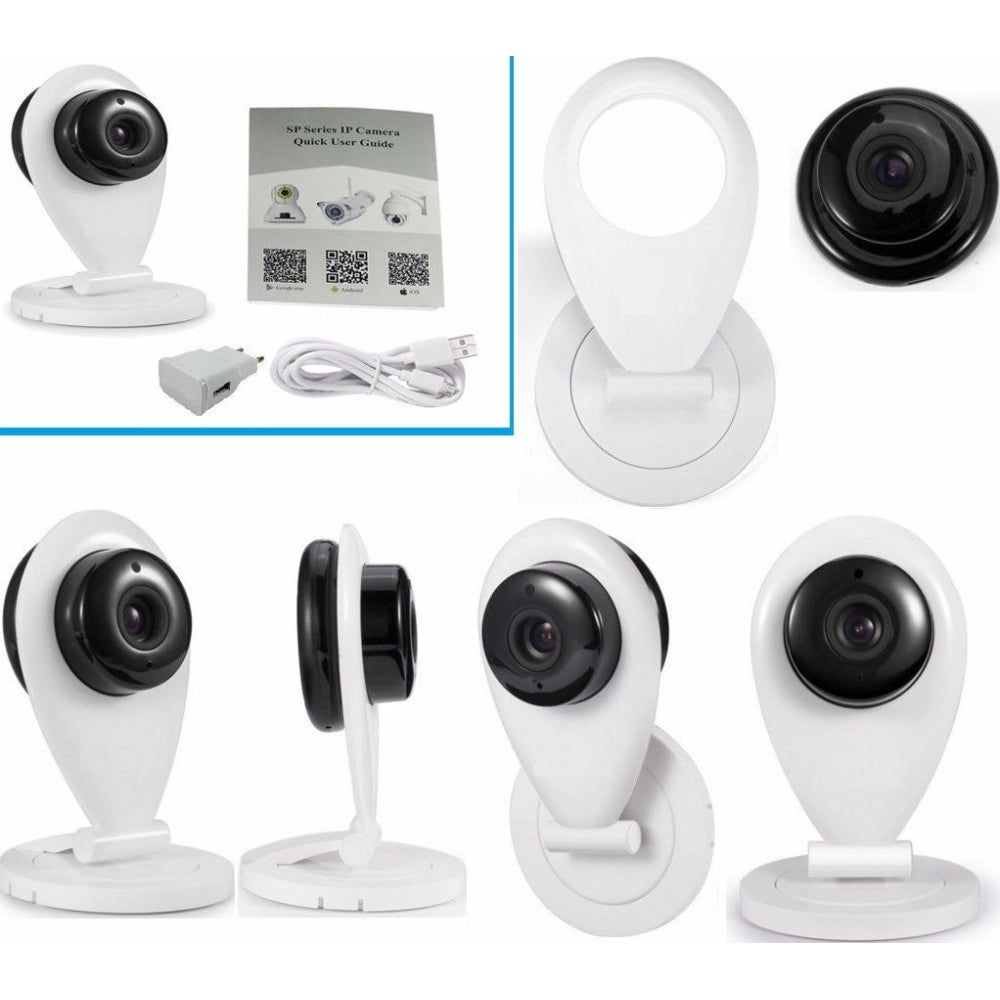 Trade Shop - Mini Ip Wifi Sd Dvr Wireless Camera Wifi Hd Ir Smartphone Audio Cam Baby Monitor -