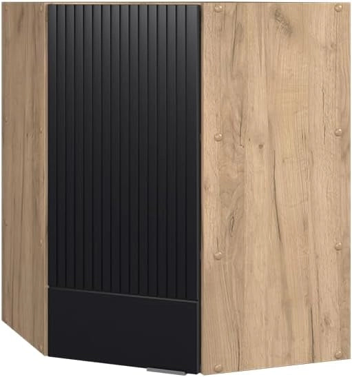 Pensile da cucina Fame-Line, Bianco casa di campagna, 30 cm, per la combinazione con altri moduli della serie Fame-Line