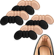 Inlegzoli di protezione per tacchi - 4 paia per scarpe senza calzini - protezione dei tacchi - riduzione della frizione - prevenzione del scivolamento - scarpe troppo grandi - comodità e supporto.