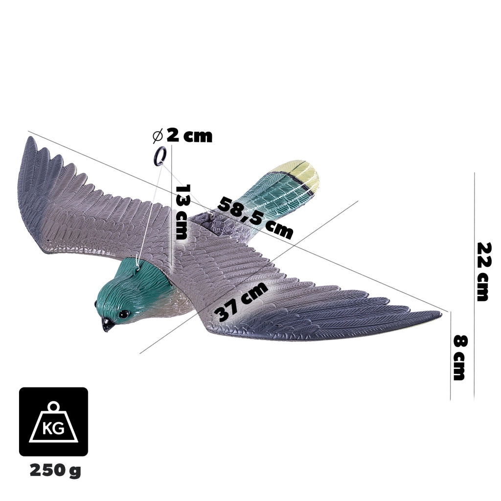 KADAX Kestrel Repellente per uccelli Piccioni Grandi storni Uccelli in volo sul balcone