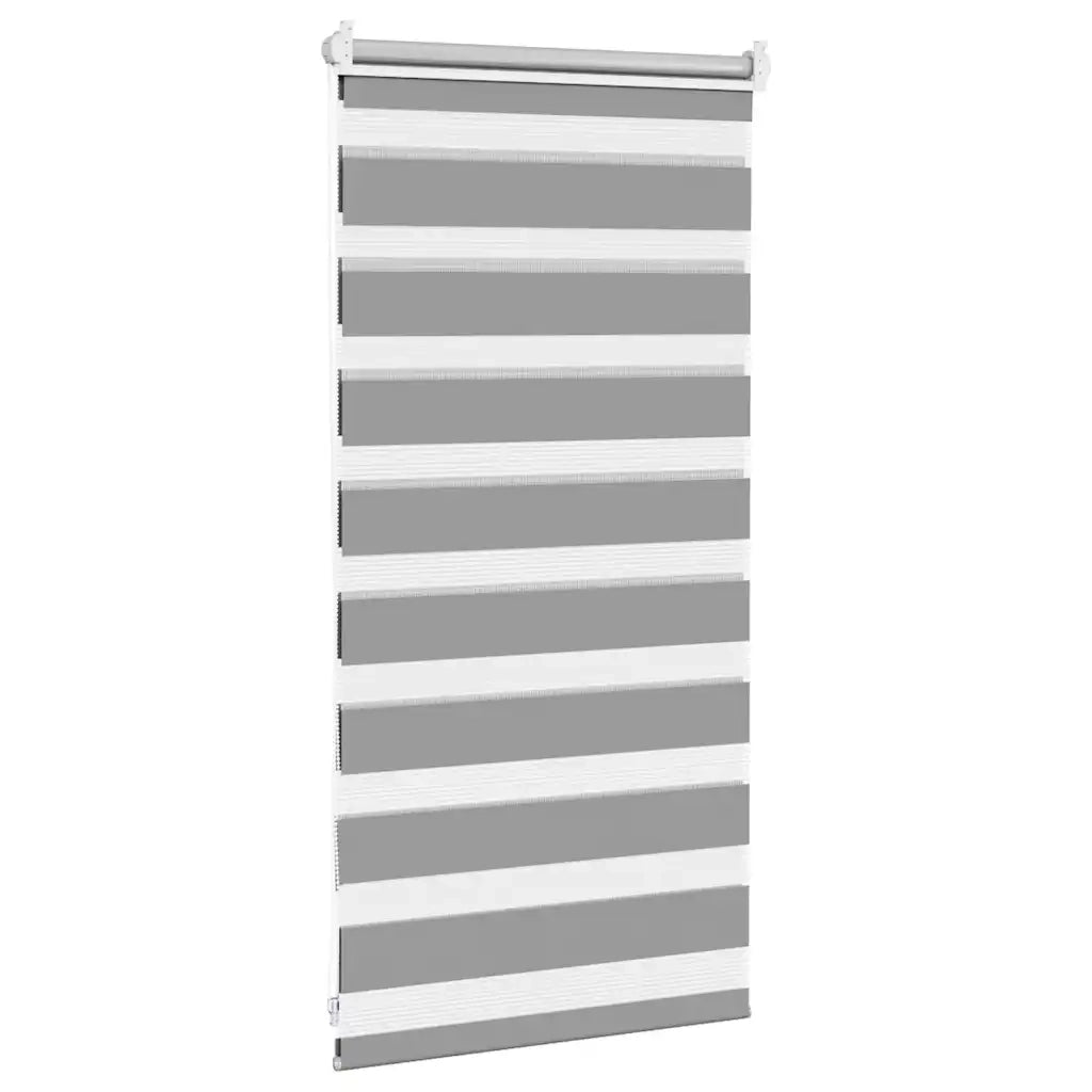 Tenda a rullo zebra 40,9x100 cm Tessuto Larghezza 36,7 cm grigio 240183