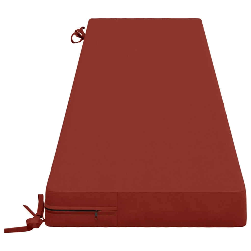 Cuscini per Panchina a 2 Pezzi SOEST 2 pz 100% Poliestere Rosso 949967