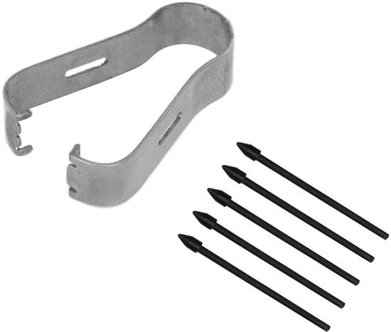 Punti Stilo 5 pezzi - Punti di sostituzione per stilografica - Adatto per Tab S6/S7/S7+/Note 10/Note 20 - Materiale ABS - Esperienza di scrittura precisa - Puntino antiscivolo in gomma - Stilografica con punta