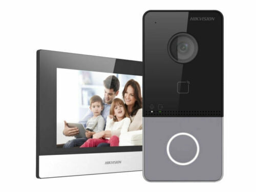 Hikvision DS-KIS603-P  Kit videocitofono IP 2 Mpx con lettore mifare per sblocco serratura