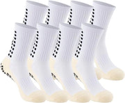 Okken Antiscivolo per Sport 4 Paia di Cotone - Antidermatite, Respiranti e Unisex (38-45)