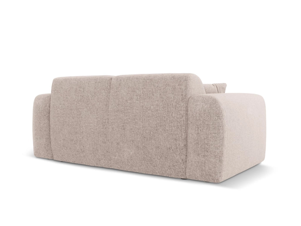 Cosmopolitan Design - Divano "Nolio" 2 posti in ciniglia beige 