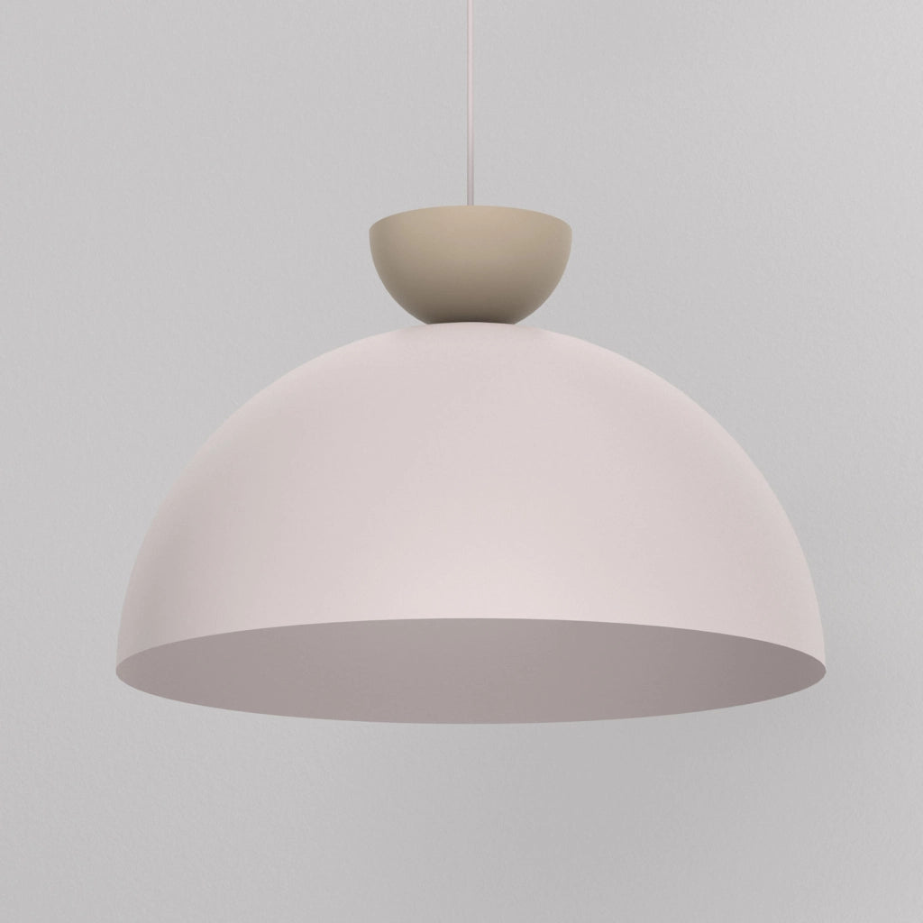 Lampada a sospensione Nevis 50 cm 1xE27 beige Luminex