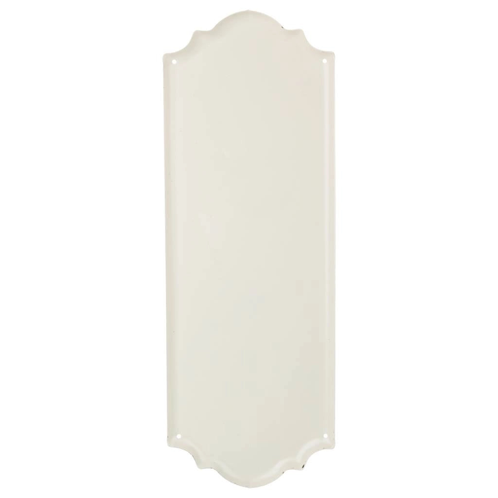 Placca da parete in metallo blu 15x38x1h