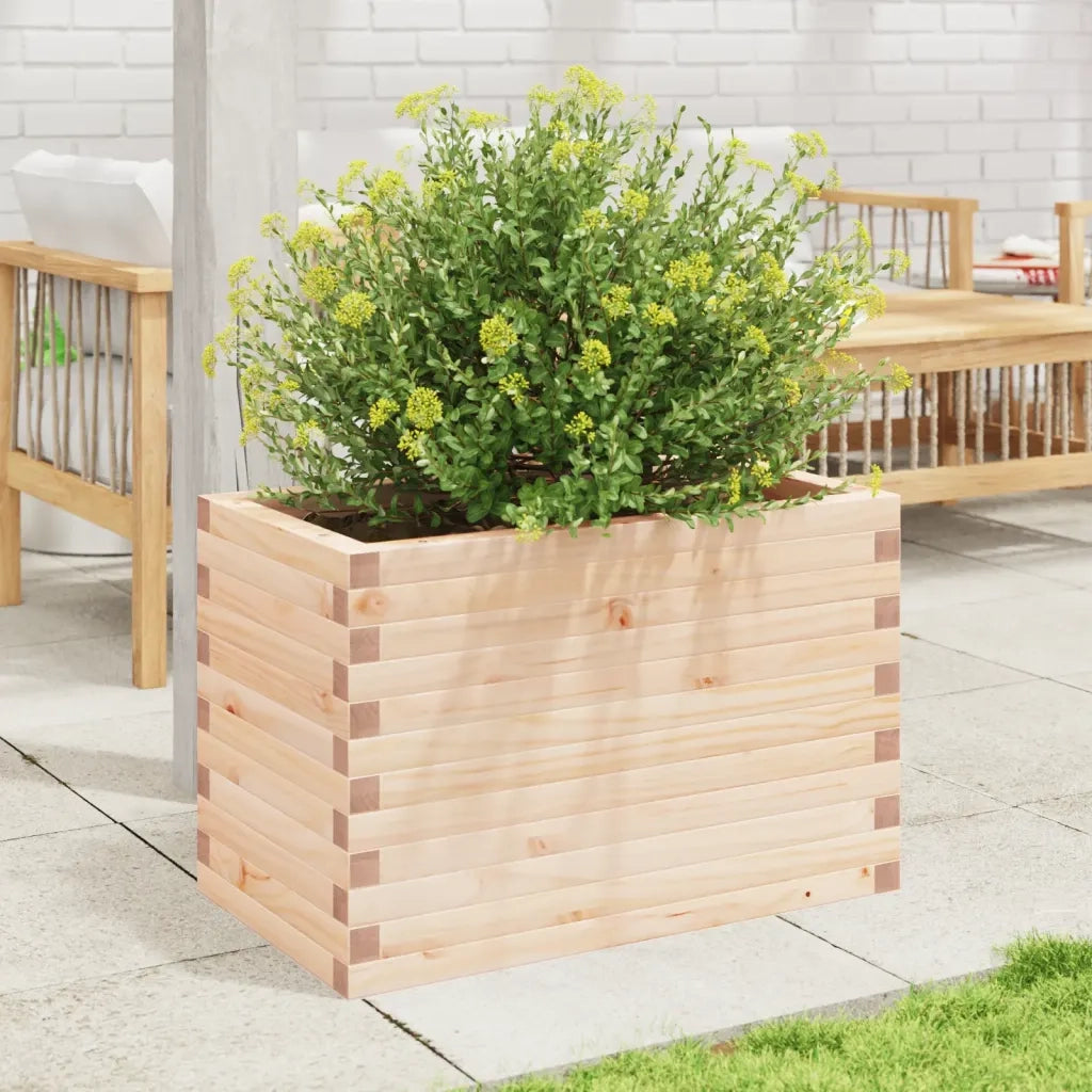 Fioriera da Giardino-Vaso da Esterno 70x40x45,5 cm in Legno Massello di Pino