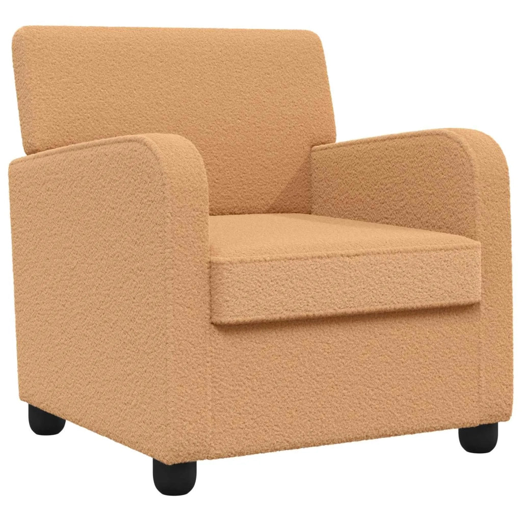 Poltrona Beige Pelliccia sintetica di agnello 42043411