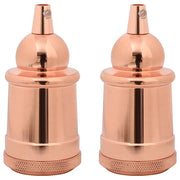 Portalampada 2 pz Oro Rosa E27 CFW1652607