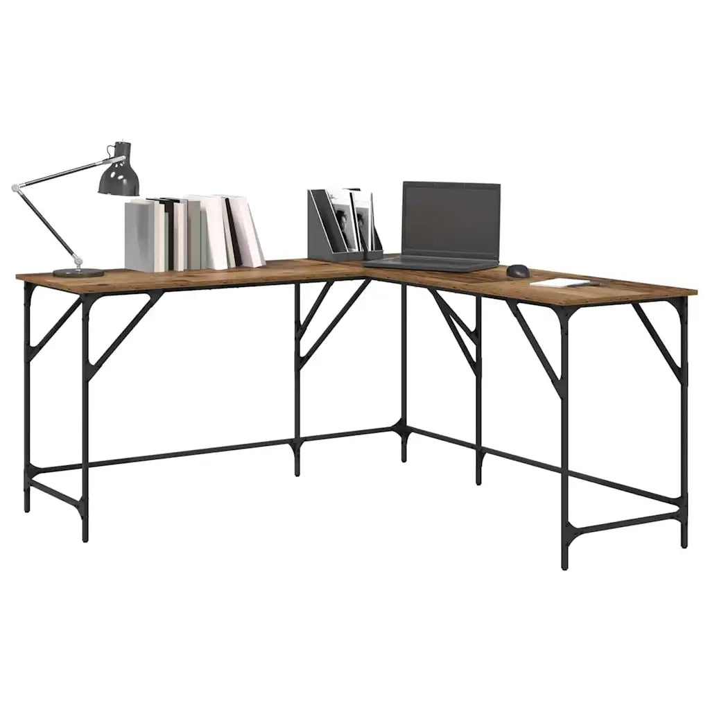 Scrivania Legno vecchio 149 x 149 x 75 cm Legno multistrato