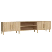 Mobile TV multimediale mensola TV mobile TV sala da pranzo soggiorno camera da letto rovere Sonoma 180 x 31,5 x 40 cm legno ingegnerizzato marrone 02_0028895