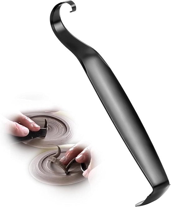 Strumento per modellare e tagliare ceramica a doppia faccia per ceramisti - Strumento per scolpire ceramica con superficie liscia