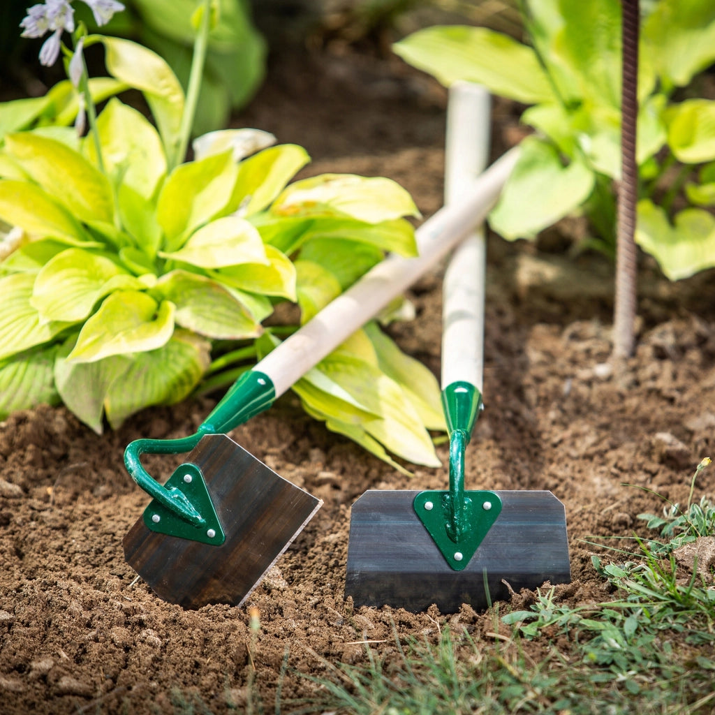 Zappa da giardino KADAX per estirpare le erbacce, lama da 14 cm, lama indurita da 125 cm.